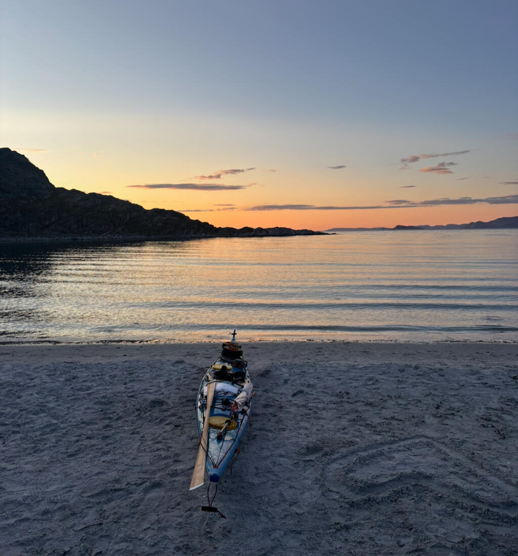 A beautiful evening landing in Finnmark.